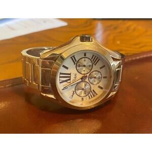 Women's Gold Tone Vivani Bangle Bracelet Watch, Chrono look
